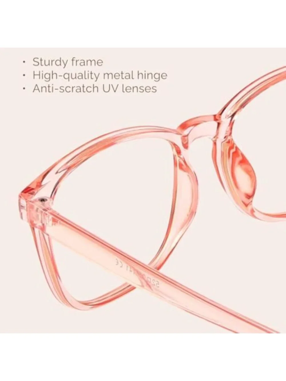 Stylish Blue Light Blocking Glasses - 6 Pack for Men & Women, Square Frame